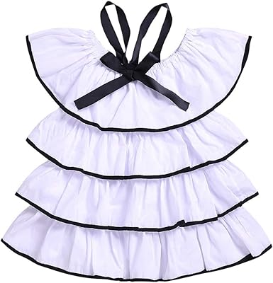 Petite Fille A La Mode Jolie Robe En Couches Superposee Bowknot Avec Bandouliere Amazon Fr Vetements Et Accessoires