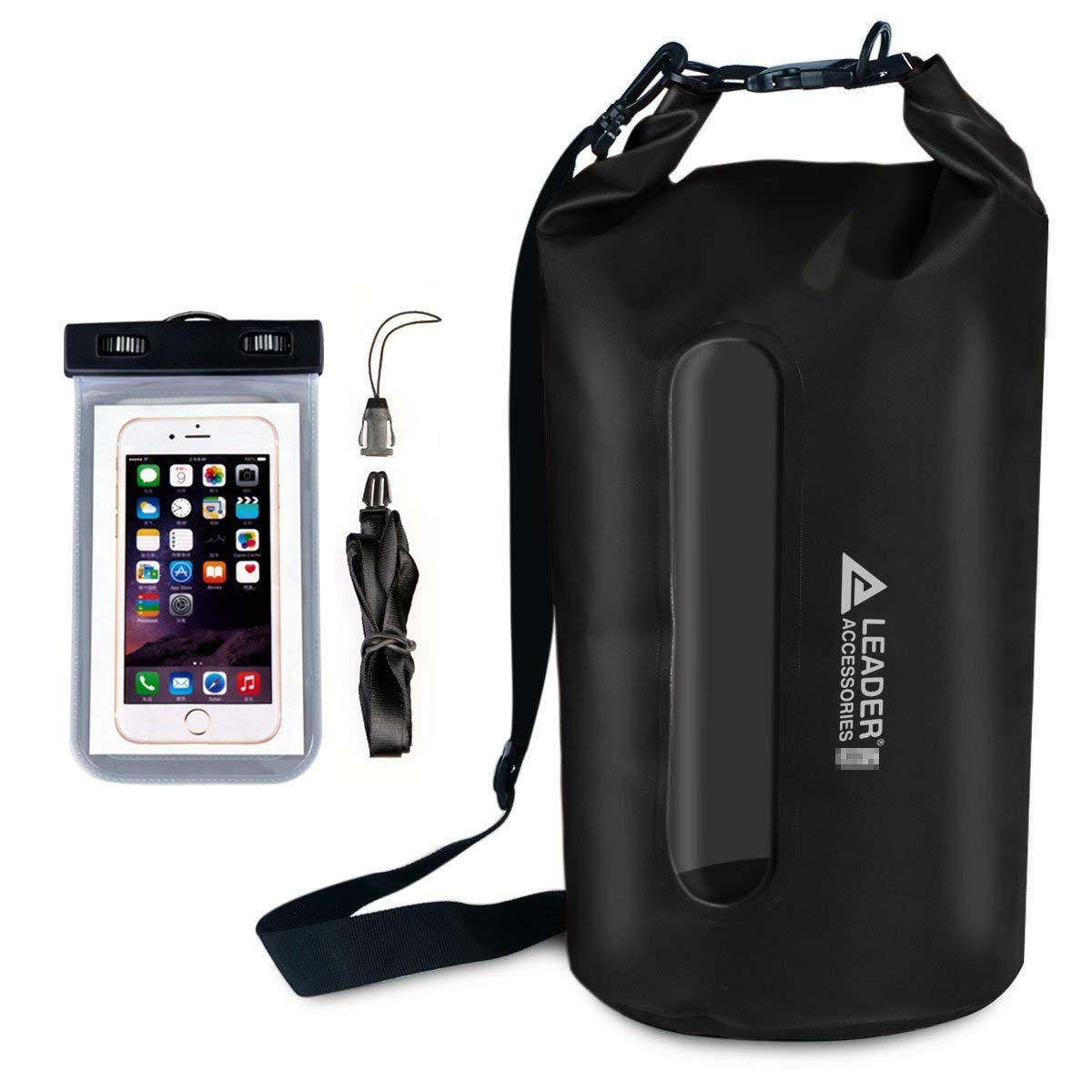 Leader Accessories Heavy Duty Vinyl Waterproof Dry Bag for Boating