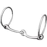 Weaver Equine Loose Ring Snaffle Bit, 6" Draft