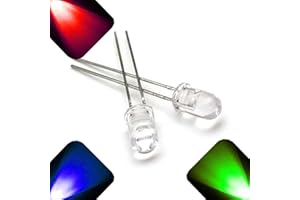 Lighthouse LEDs 5mm Round Top RGB Slow Auto Change LED - Ultra Bright (Pack of 50)