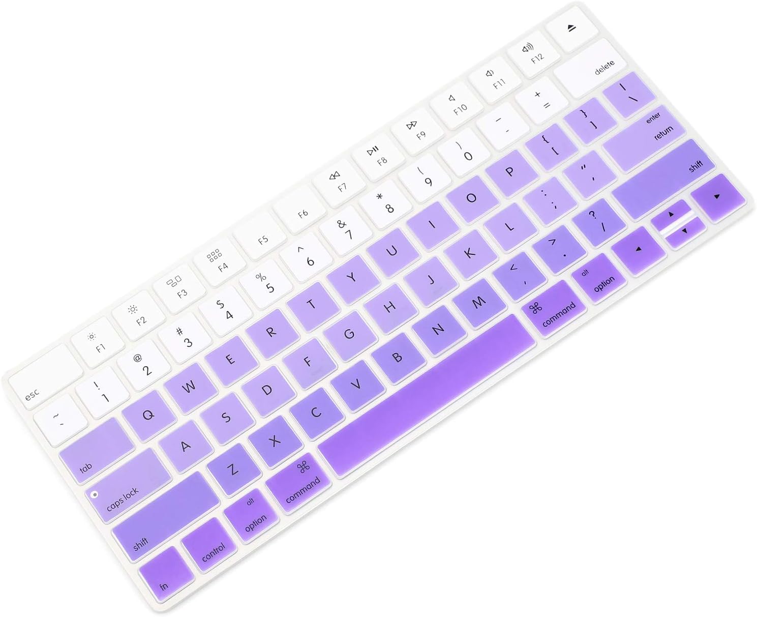 Allinside Ombre Light Purple Cover for Apple Magic Keyboard (MLA22LL/A) with US Layout