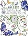 Coloring Books: Adult Coloring Books: Butterfly Swirls