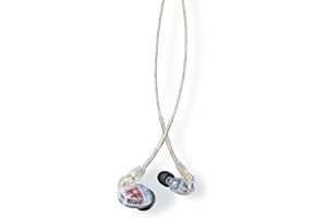 Shure SE535-CL Professional Sound Isolating Earphones, High Definition Sound + Natural Bass, Three Drivers, In-Ear Fit, Detac