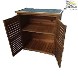 HYGRAD Outdoor Wooden Garden Shed Tools Storage Cupboard Weatherproof Utility view 5