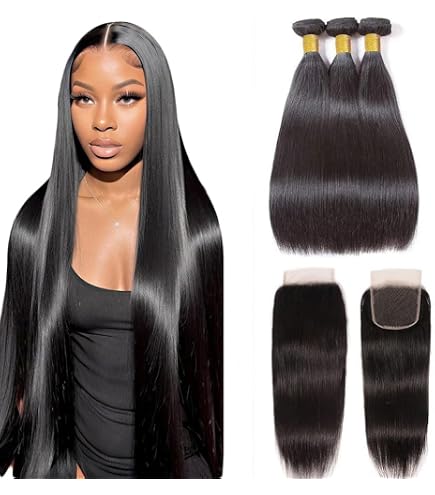 Brazilian Silky Straight ❤️ Brazilian Silky Straight Human Hair Extensions main image 4
