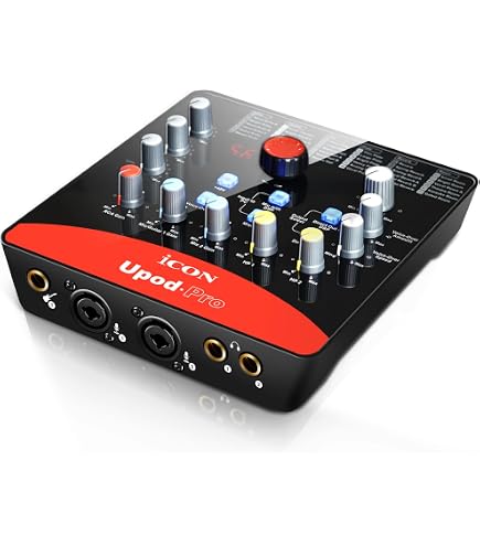 iCON Upod Pro USBオーディオインターフェイス Amazon.com: iCON Pro Audio UPod Pro recording USB Interface with