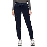 COZYFIT Medical Scrub Pants for Women - Soft Stretch,Drawstring Jogger Pants with 5 Pockets