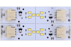 4Pcs Yellow Xenon DRL LED Boards Ballast 63117311243, Compatible With 2012 2013 2014 2015 BMW F30 F31 328i 335i 320i 328d, Re