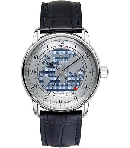 Amazon.com: Zeppelin Z85664 Mens Friedrichshafen Leather Strap