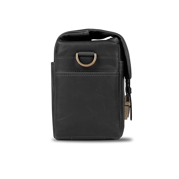 MEGAGEAR LEATHER CAMERA MESSENGER BAG FOR MIRRORLESS, INSTANT AND DSLR CAMERAS