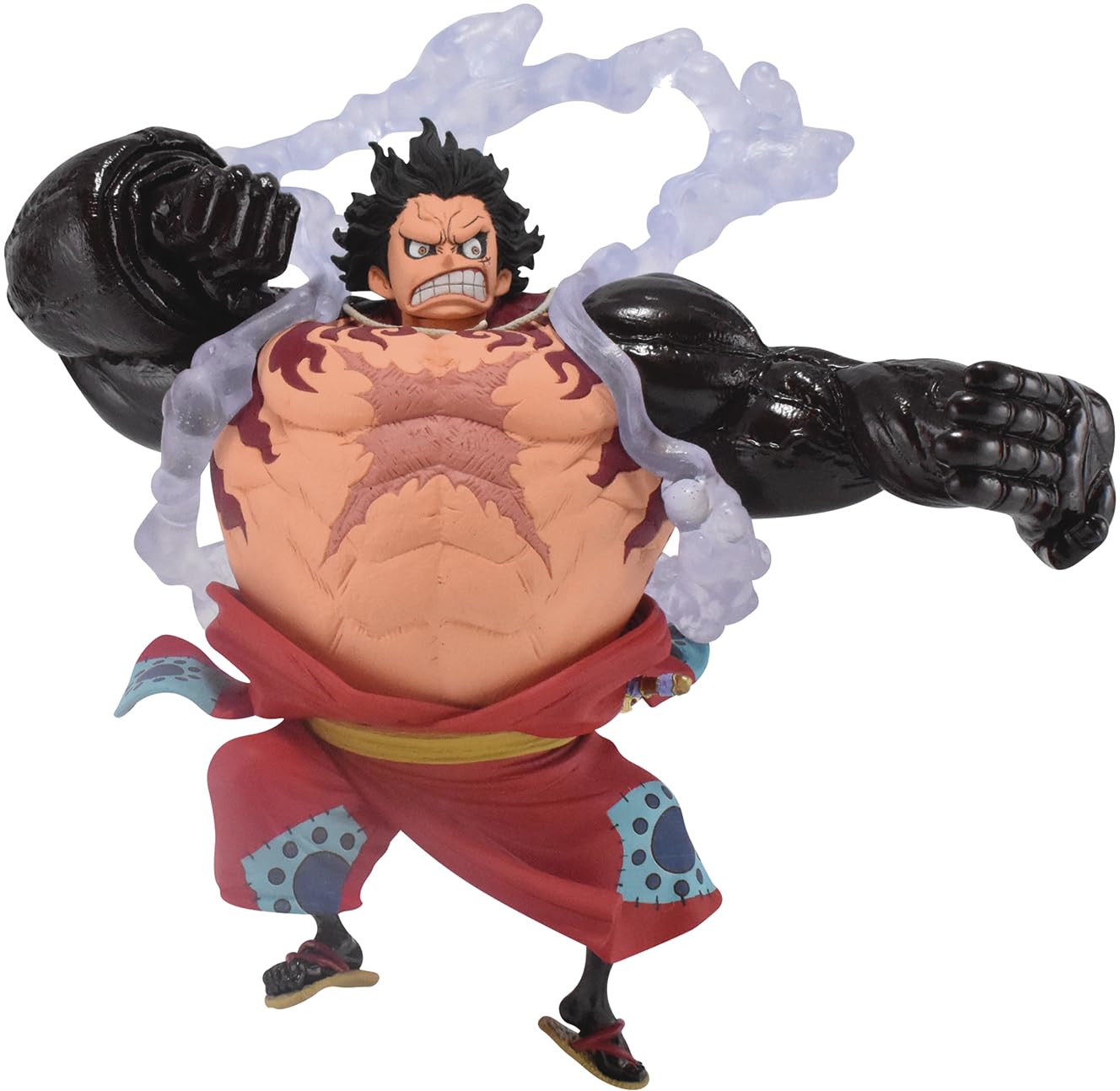 Banpresto One Piece 13cm Monkey D. Luffy Gear4 King of Artist Figures, Multi-Colour