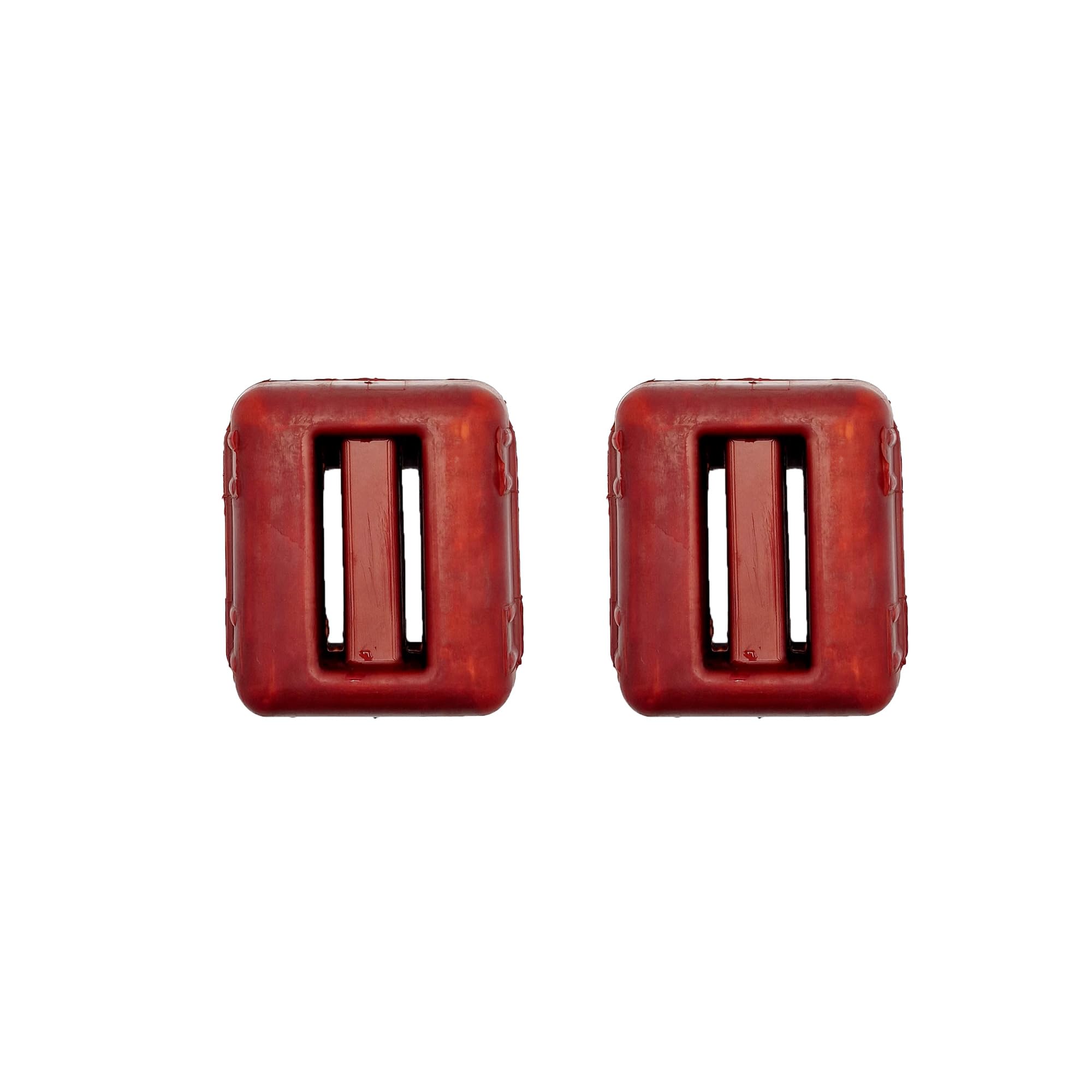 NAMAKA® Red Plasticised Sub Weight Lead for Diving from 1 kg - 1 to 7 Pieces in One Pack (Red, 2 Pieces)
