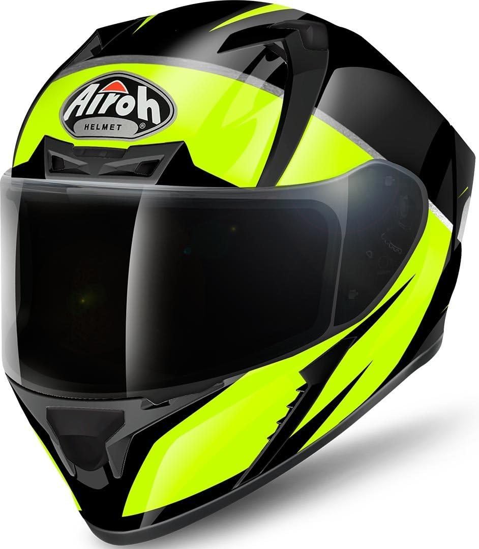 Helmet Airoh Valor Eclipse Yellow Gloss M