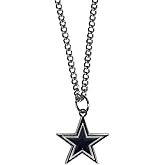 NFL Siskiyou Sports Fan Shop Dallas Cowboys Chain Necklace with Small Charm 22 inch Team Color