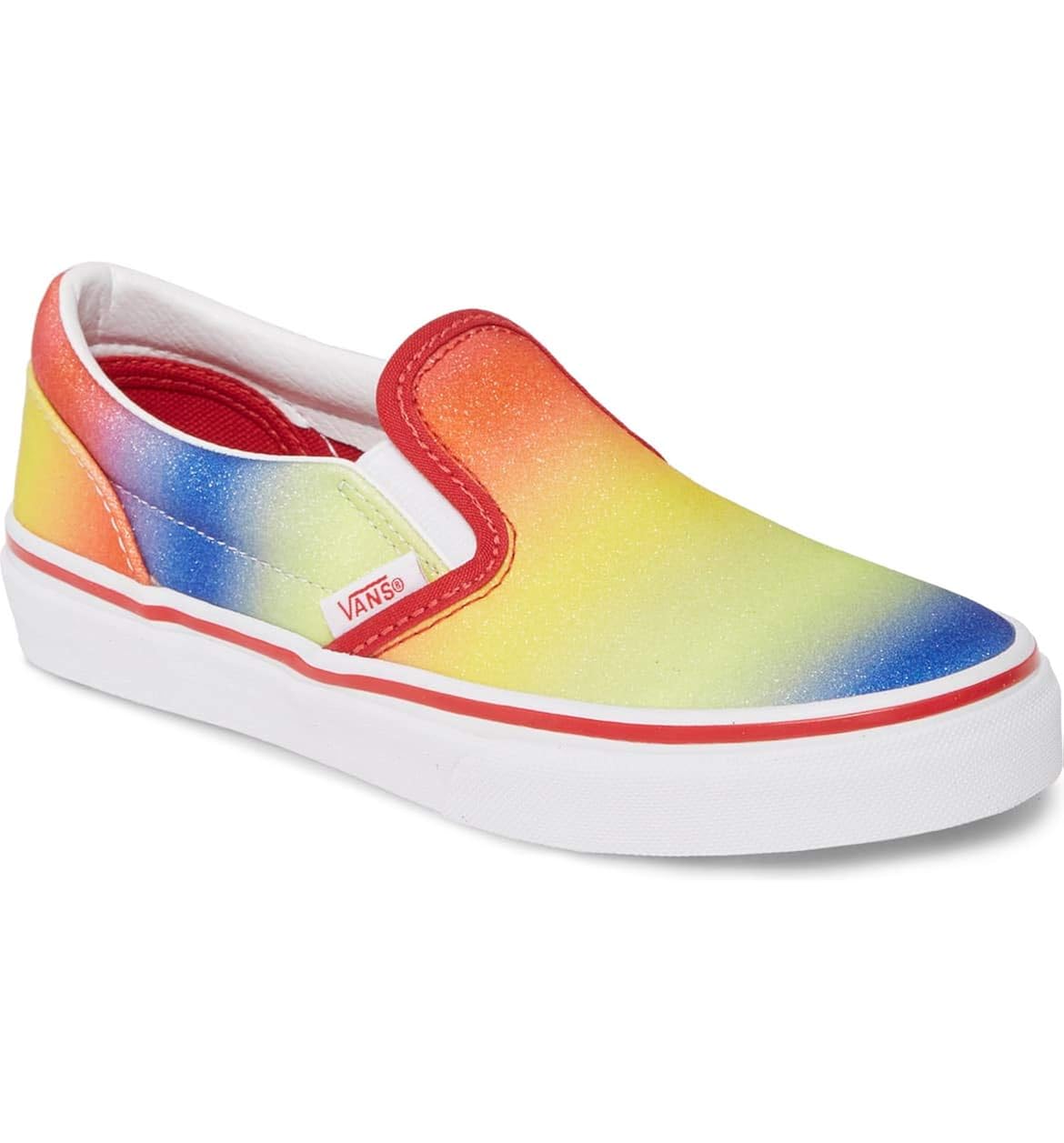 kids rainbow vans