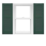 Mid America Open Louver Vinyl Shutters