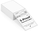 MUNBYN Five-Proof 4x6 Thermal Labels 380 Sheets Waterproof Oil-Proof