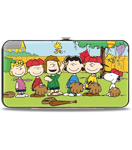 Peanuts Snoopy Womens Wallet, Zip Around Card Slots Coin Pocket