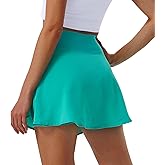 ZENGVEE Women Tennis Skirt with Shorts Athletic