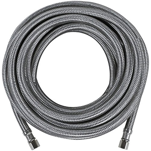 Certified Appliance Accessories Ice Maker Water Line, 25 Feet, PVC Core