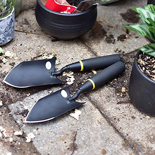 Pannow Garden Shovel Trowel & Hand Shovel with Non-Slip Handle, Mini Indoor Garden Tools for Transplanting, Weeding, Moving and Smoothing Digging & Planting