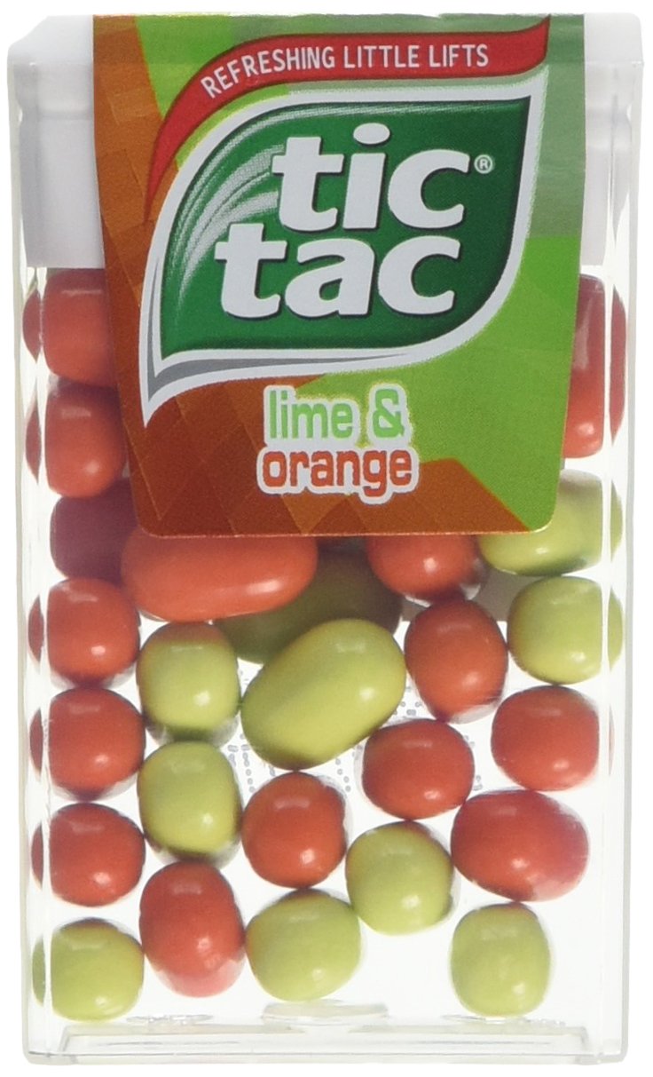 Tic Tac Lime Orange 18 g (Pack of 24)