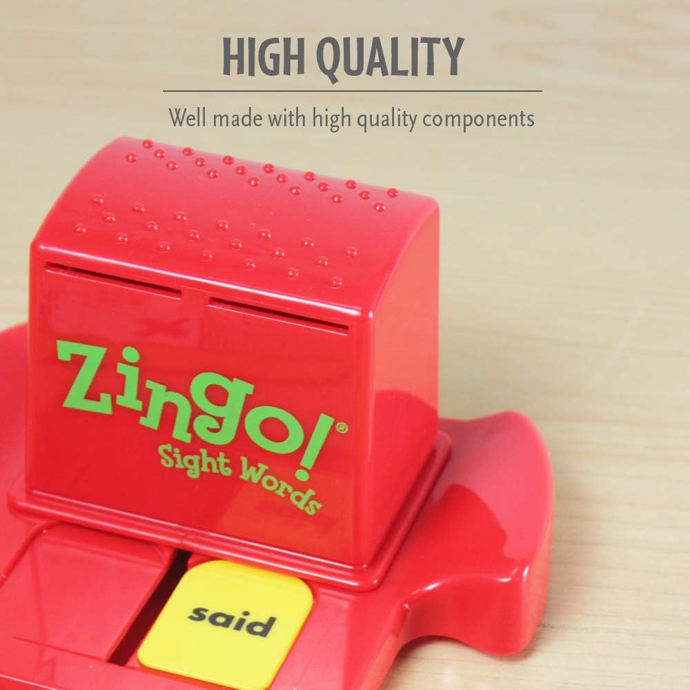 ThinkFun Zingo Sight Words Award Winning Early Reading Game for Pre-K to 2nd Grade - Toy of the Year Finalist, A Fun and Educational Game Developed by Educators for Boys and Girls: Game: Toys & Games