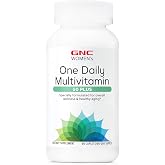GNC Women's 50 Plus Multivitamin, Supports Healthy Aging, 60 Count | Science-Backed One Daily Multivitamin Formulated for Women 50 and Over, Supports Overall Health and Wellness, Gluten-Free