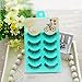 False Eyelashes, PrettyMakeUp 5 Pairs Black Long Thick Soft Flase Eye Lashes Reusable for Makeup Cosmetic Fake Eyelashes Christmas Gifts (Green)