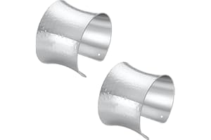 WAINIS 2 Pcs Cuff Bangle Bracelets for Women Open Wide Bracelets Wrist Cuff Wrap Bracelet Adjustable Gift