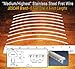 Stainless Steel fret wire for Guitars and More - Medium/Highest Gauge - Six Feet - Beautiful and Durable!