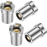 4PCS 510 Thread Magnetic Ddapter, Universal Threaded Screw Converter for Soldering Iron, Circuit Board Repair Tools - Metal Connector Adapters