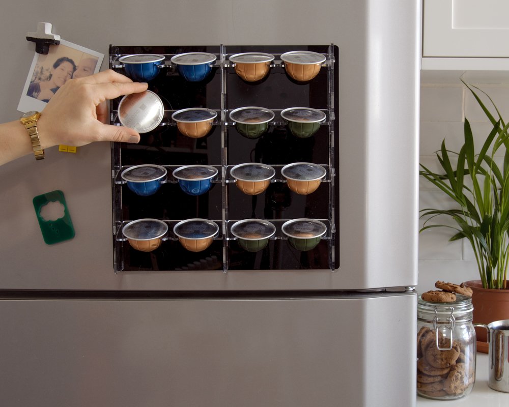 Coffee Pods Holder, Capsules Dispenser Holds Up to 16 Pods