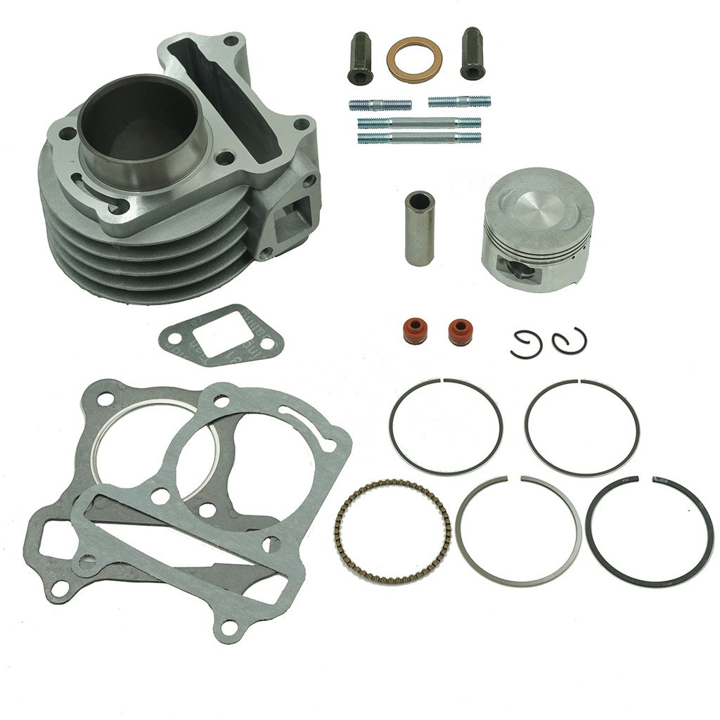 Black Chinese Scooter Big Bore Kit 100cc 50mm Bore QMB139/1PQMB139