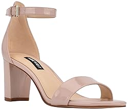 Nine West Women's Pruce Heeled Sandal, Natural