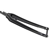 Ritchey WCS Carbon Adventure Fork Tapered Steerer Flat Mount Disc 700c | One-Piece Carbon Monocoque, Tapered Steerer, Rack And Fender Mounts, Dynamo Mount, 48mm Tire Clearance