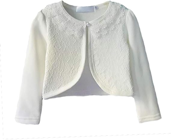 Amazon Viisen ボレロ 子供 長袖 カーディガン 結婚式 ボレロ 子供服 女の子 春夏秋 可愛い キッズ フォーマル ボレロ ドレス ボレロ 通園 通学 入園式 卒園式 入学式 発表会 演奏会 80 90 100 110 1 130 140cm カーディガン ボレロ 通販