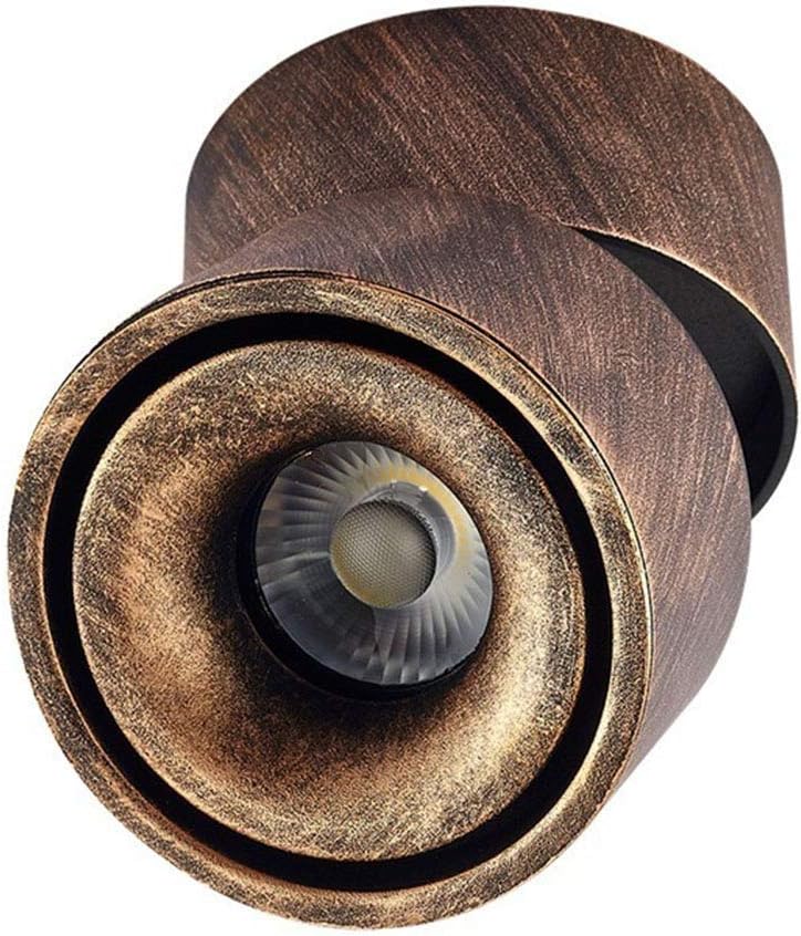 ZZXXMM Retro Wall Mounted Spotlights, EnergySaving Track Lights