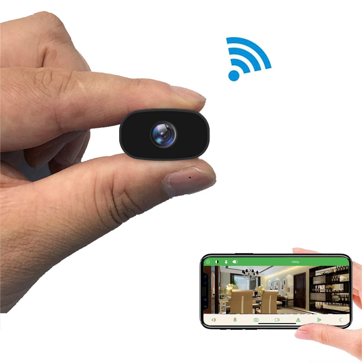 thumbnail image 2 of Hidden Spy Camera Bluetooth Speaker, Full HD1080P Wireless WiFi... 2 of 13