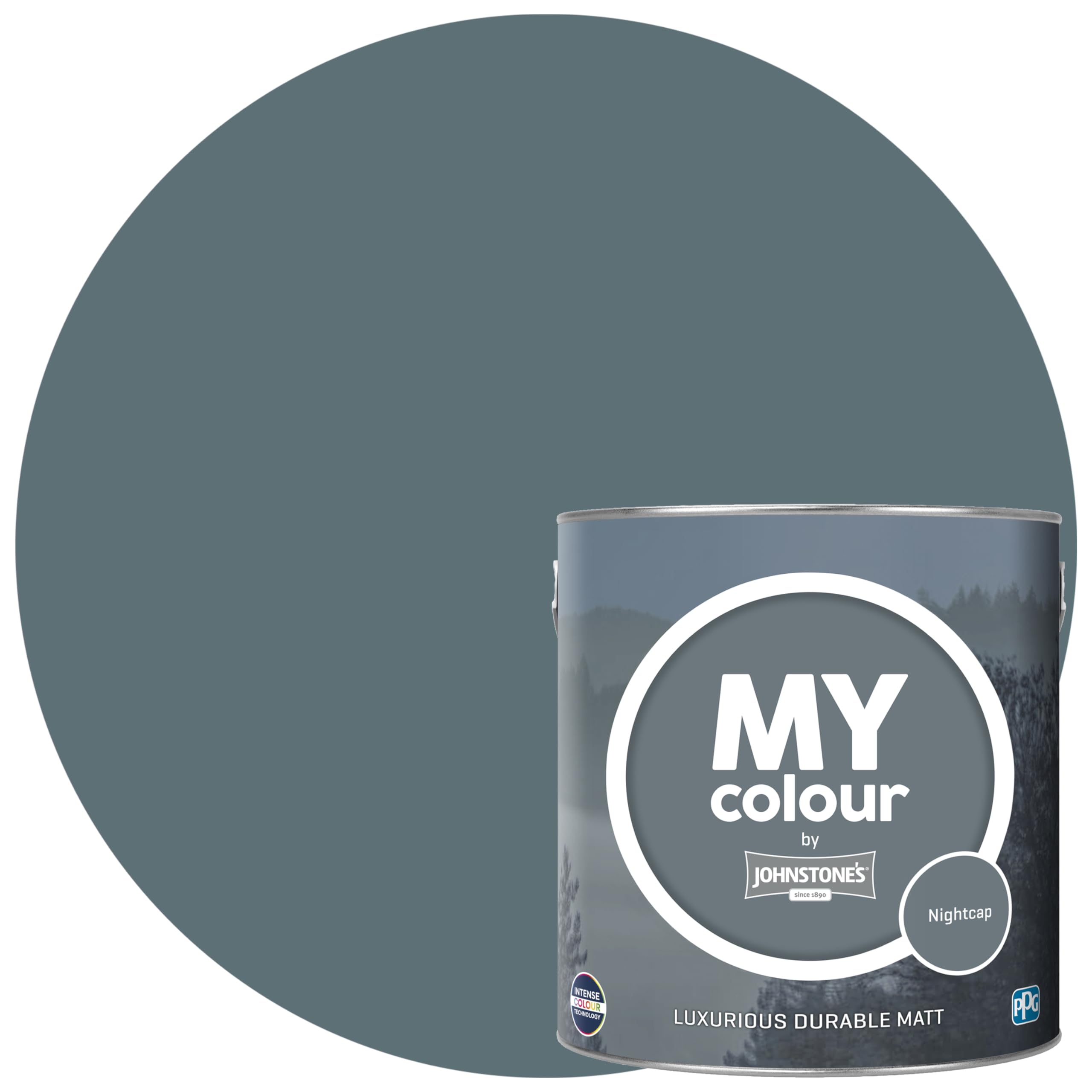 MY colour by Johnstone's - Luxurious Durable Matt - Nightcap - Colour Intense Technology - 2.5L