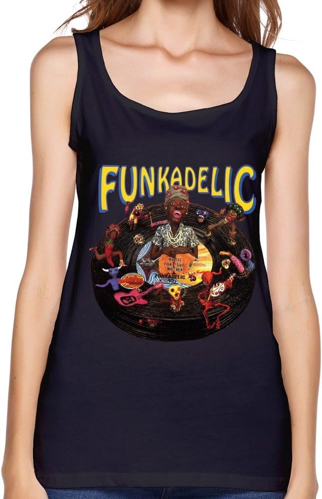 Kazzar Women's Funkadelic Music For Your Mother Sleeveless Tank Top