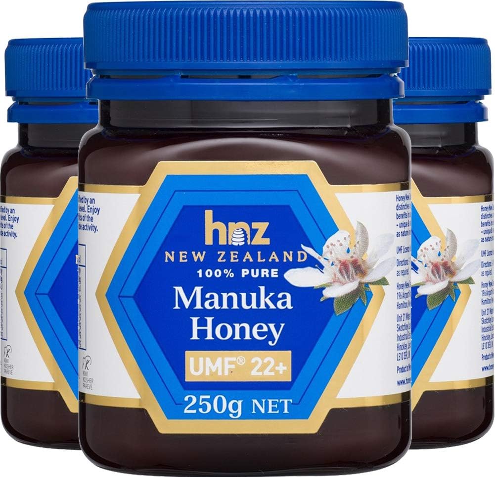 Honey-New-Zealand Manuka-Honey UMF22+ 250g HNZ (3 Bottle)