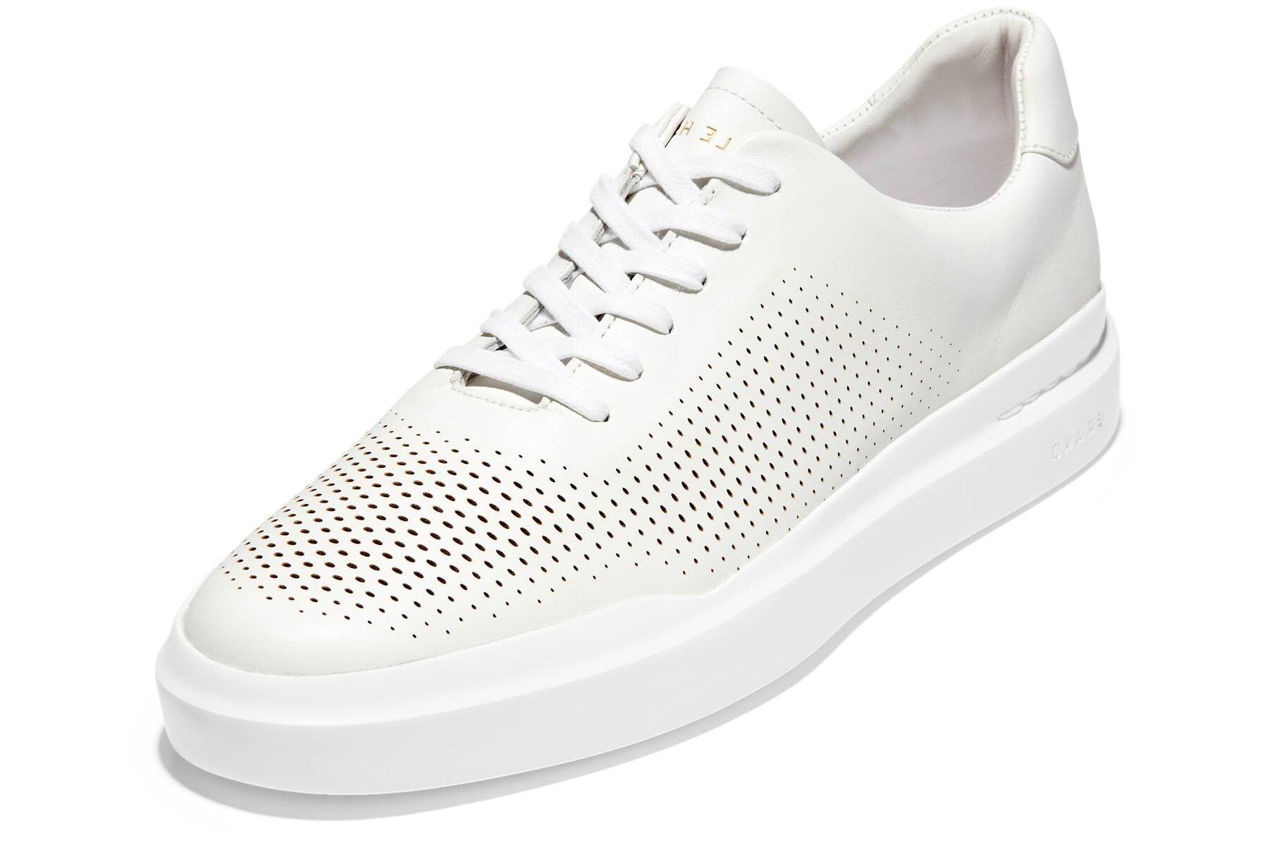 Cole Haan Men’s Grandpro Rally Laser Cut Sneaker, White, 7.5
