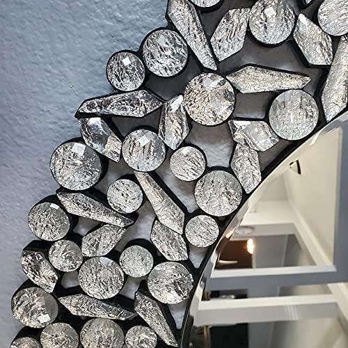 KOHROS Large Antique Wall Mirror Ornate Glass Framed Decor