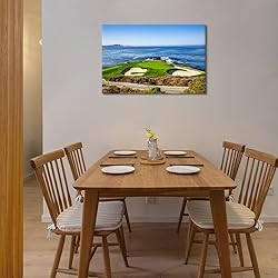 USA California Golf Course Wall Art for Living Room