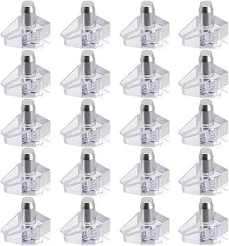 Amazon Com Uxcell Shelf Pegs Cabinet Shelf Clips Shelf Holder Pins For Cabinet Furniture Book Shelves Supplies 20pcs Home Improvement