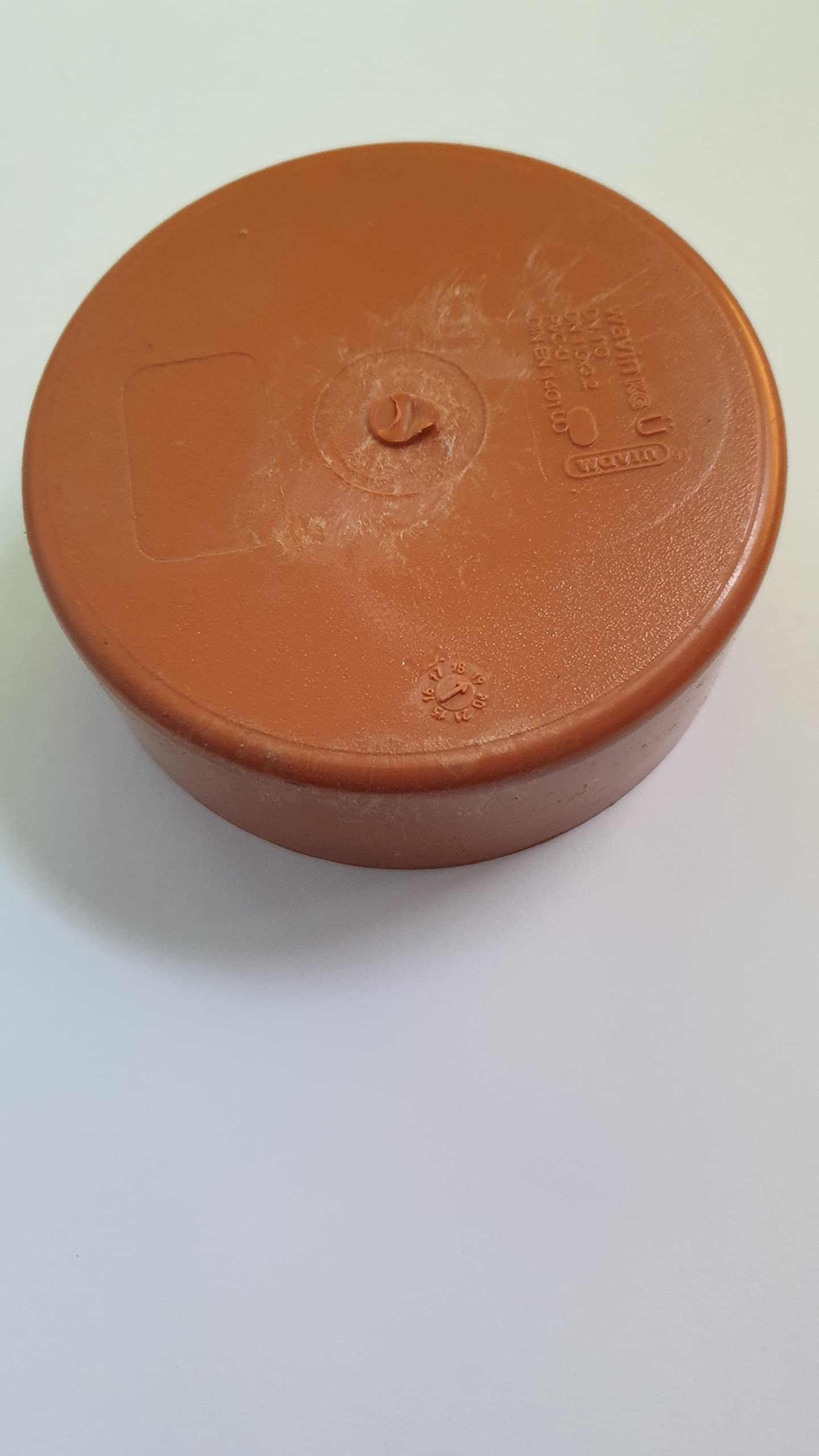 Soil Pipe 110 mm - Female Socket Cap - Solvent - Underground - Brown