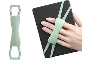 TORMEN Dragonne pour tablette Kindle – Support antidérapant pour liseuse électronique Noir