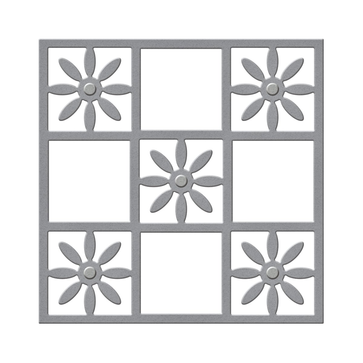 Spellbinders "Shapeabilities" Flower Tile Die, Brown
