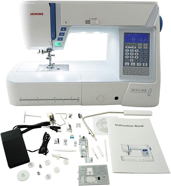 Janome S5 Computerized Sewing Machine Amazon.co.uk Kitchen & Home